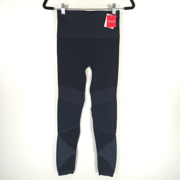 NWT SPANX Look At Me‎ Now Indigo Sky Seamless Moto Legging 50200R Size S - Picture 4 of 12